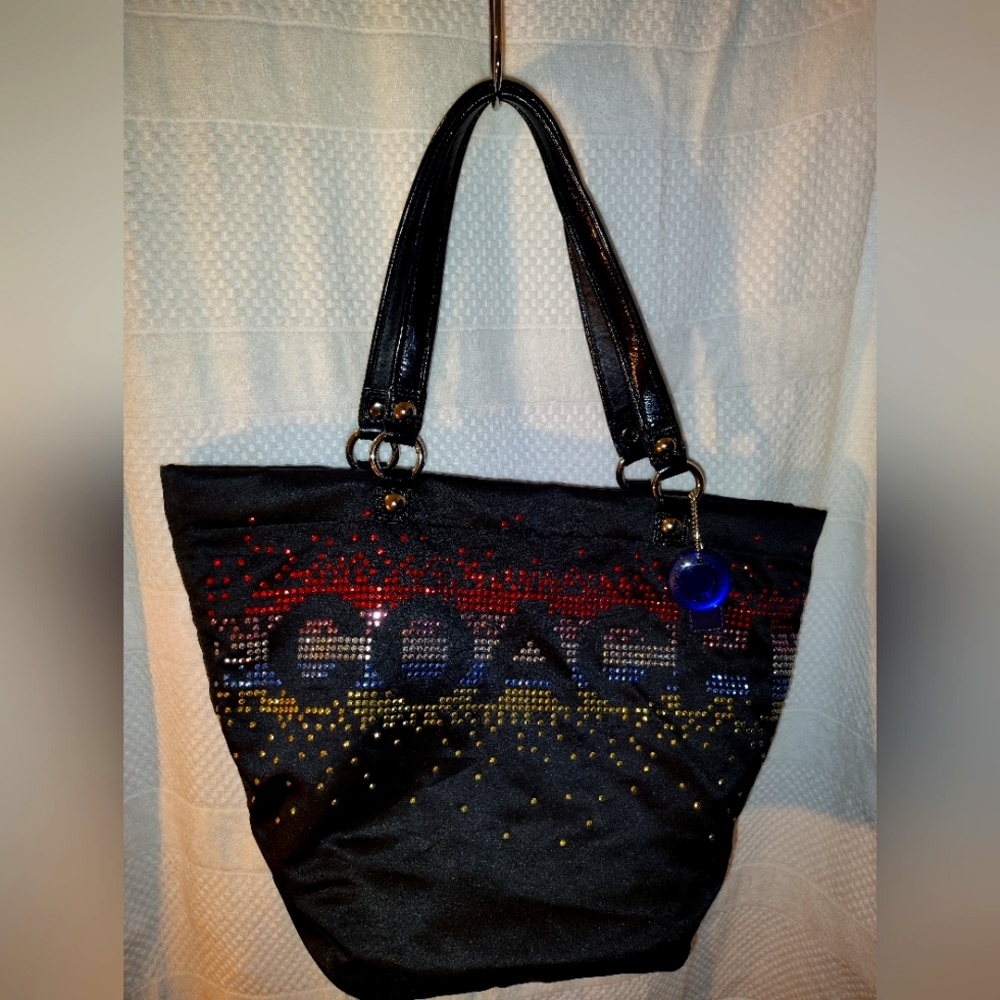 Coach Limited Edition Holiday Rhinestone Sateen Tote H1173-F17144